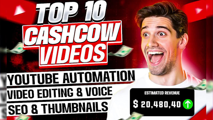 do youtube automation videos, cash cow videos, top 10 for automated channel