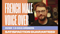 record a professional french male voice over