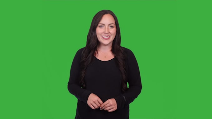 film a professional green screen video