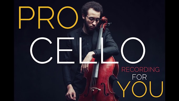 record professional cello solo for any song
