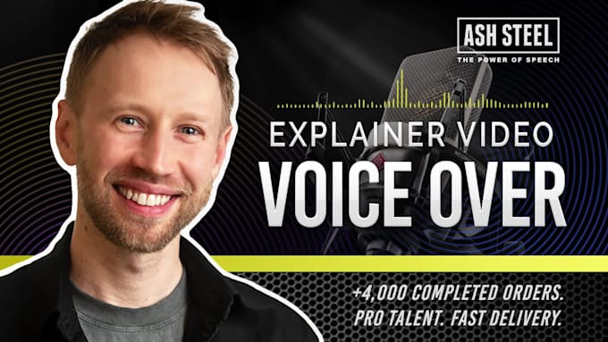 voice over your explainer video or animation
