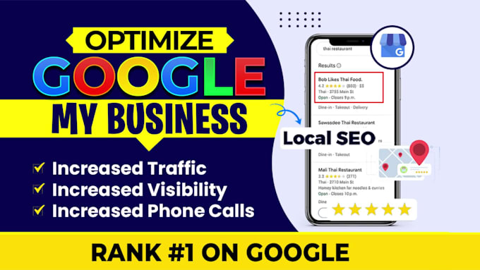 Optimize google my business profile for local seo, local 3 pack,gmb ...