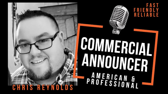 create a professional american male voice over in only 1 day