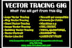 vector tracing, convert raster to vector, vectorize logo
