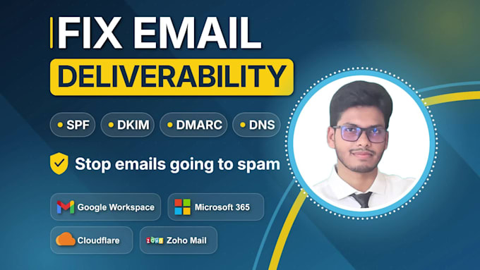 fix email deliverability spf dkim dmarc and emails going to spam
