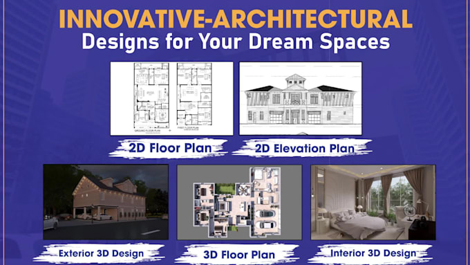 do autocad 2d floor plan design and architectural plans