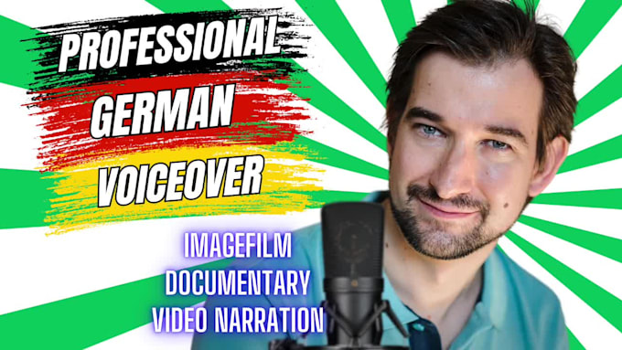 do a german voice over for your companies next imagefilm