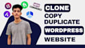 copy clone duplicate revamp build or rebuild wordpress website