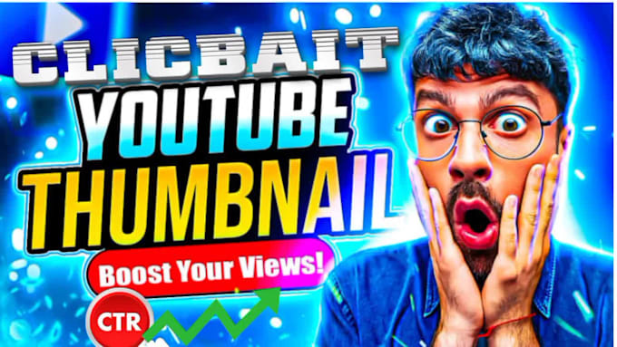 design clickbait youtube thumbnail