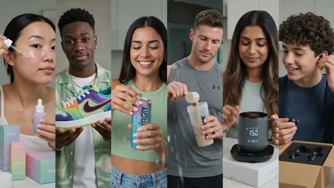 create ai ugc video ads, ai product video ads,  talking head