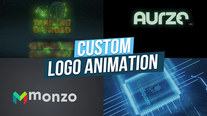 do custom logo animation, animated intro video and 2d animation