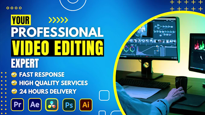 do professional video editing for youtube and social media
