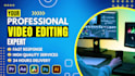 do professional video editing for youtube and social media