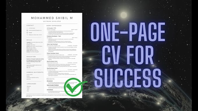 create optimized resume, CV that gets you hired