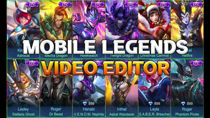 Be mobile legends video editor, mlbb video editor and mlbb funny moments  creator by Zahidx1 | Fiverr