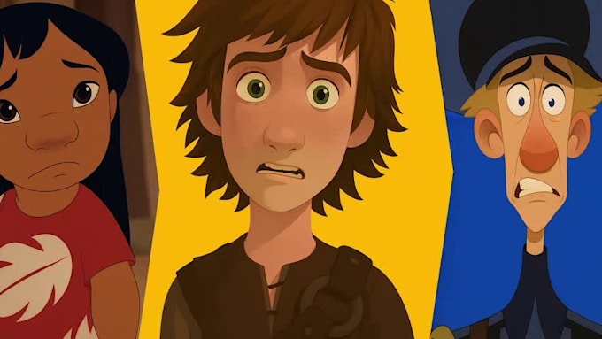 create 2d cartoon animation videos