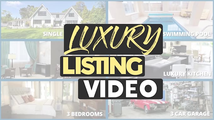 create a luxury real estate listing promo video
