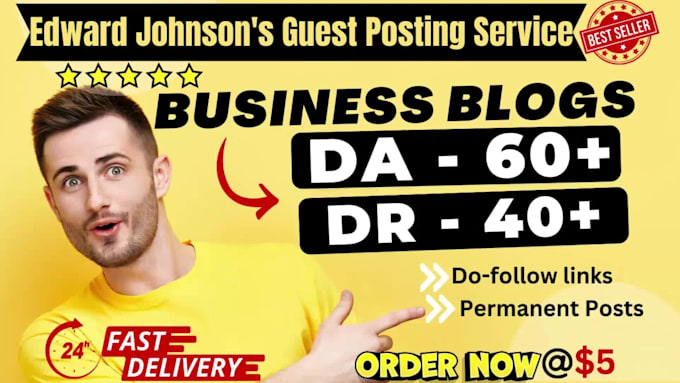 do guest post on da60 business blog