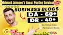 do guest post on da60 business blog