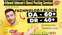 do guest post on da60 technology blogs