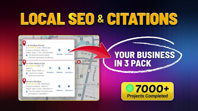 do 21,500 google maps citations for gmb ranking and local SEO