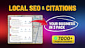 do 21,500 google maps citations for gmb ranking and local SEO