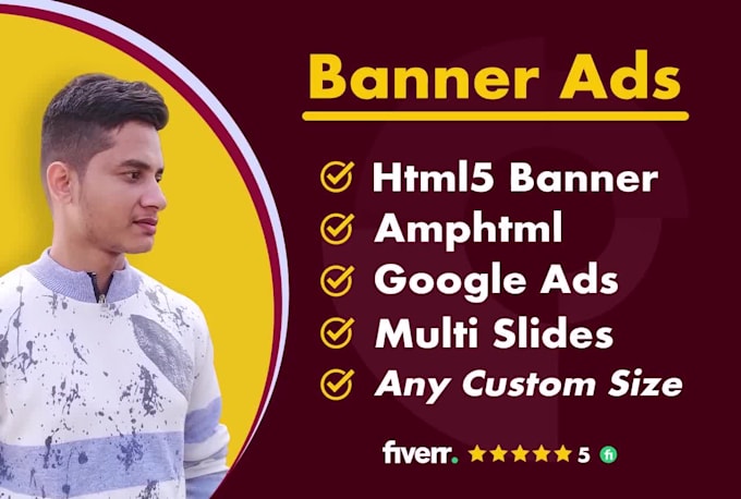 design animated HTML5 banner ads for google display ads