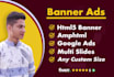 design animated HTML5 banner ads for google display ads