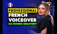 record your french voiceover in less than 24h