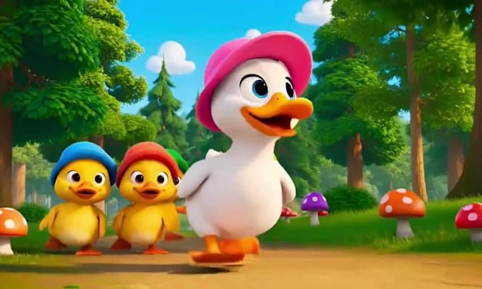 create cinematic 3d animation and ai cartoon video