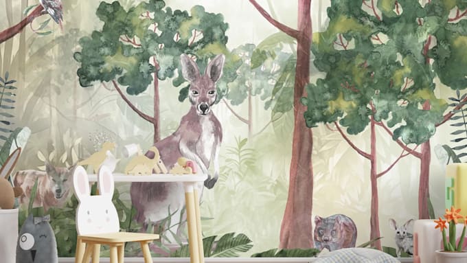Design the perfect wallpaper, mural for your kids room by Lucianchivu ...