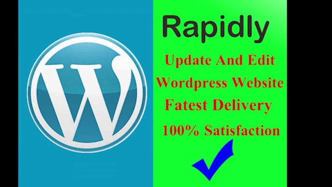 edit wordpress website or update wordpress website rapidly