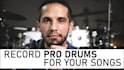 record elite live drums in my pro studio