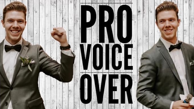 record a professional milleniall male voice over