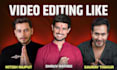 video edit like dhruv rathee in 1 to 2 day