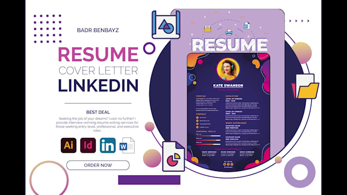 design and edit your resume, cv, cover letter and linkedin