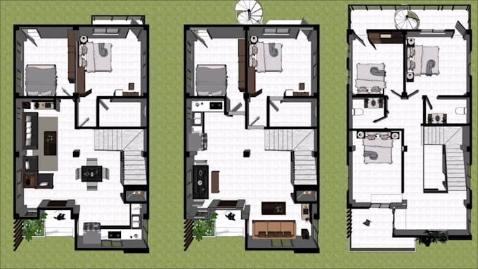 create architectural drawings, 3d models and renderings