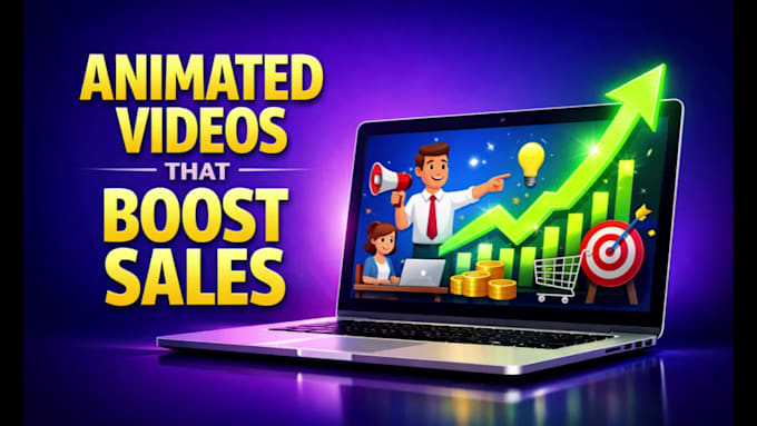 create animated marketing video for sales