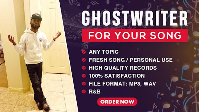 ghostwrite lyrics for your song