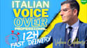 record italian male voice over actor and translate correct your script
