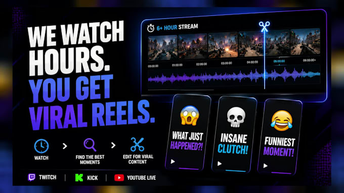scrub your twitch vods for clips and edit highlights