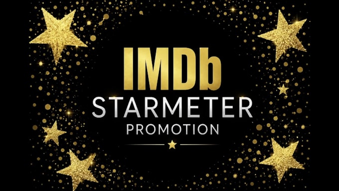 do imdb promotion and improve starmeter rank, imdb promotion