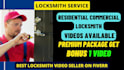 do locksmith video lock repair service ads
