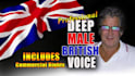 record a professional deep male british voice over