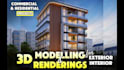 create architecture sketchup 3d model exterior rendering and interior design