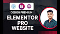 create premium wordpress elementor website with elementor pro