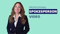 be your video spokesperson