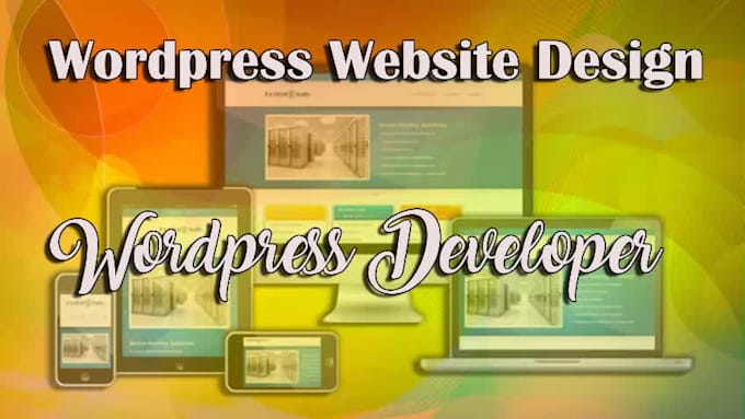 create wordpress website design or website design