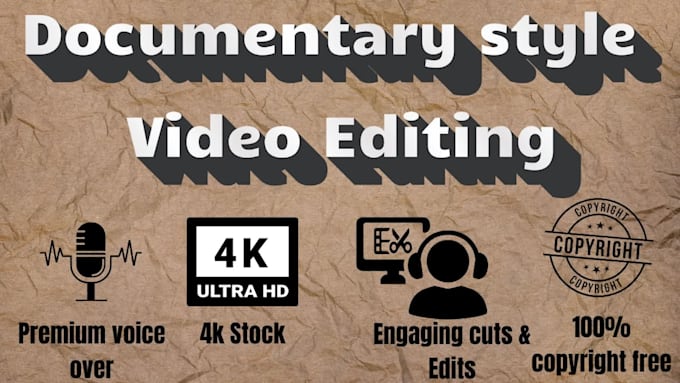 edit faceless documentary videos and youtube cash cow videos