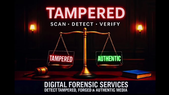 examine media files for authenticity check detect tampering, manipulation